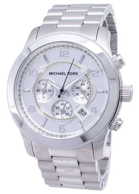 michael kors sterling silver mens watch|Michael Kors Watch silver women's.